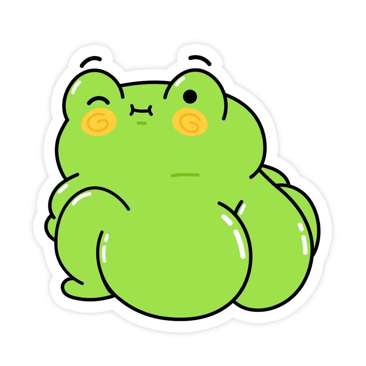 Big Booty Cute Thiccy Frog Meme Sticker - stickerbullBig Booty Cute Thiccy Frog Meme StickerRetail StickerstickerbullstickerbullTaylor_BootyFrog_2 [#196]Big Booty Cute Thiccy Frog Meme Sticker
