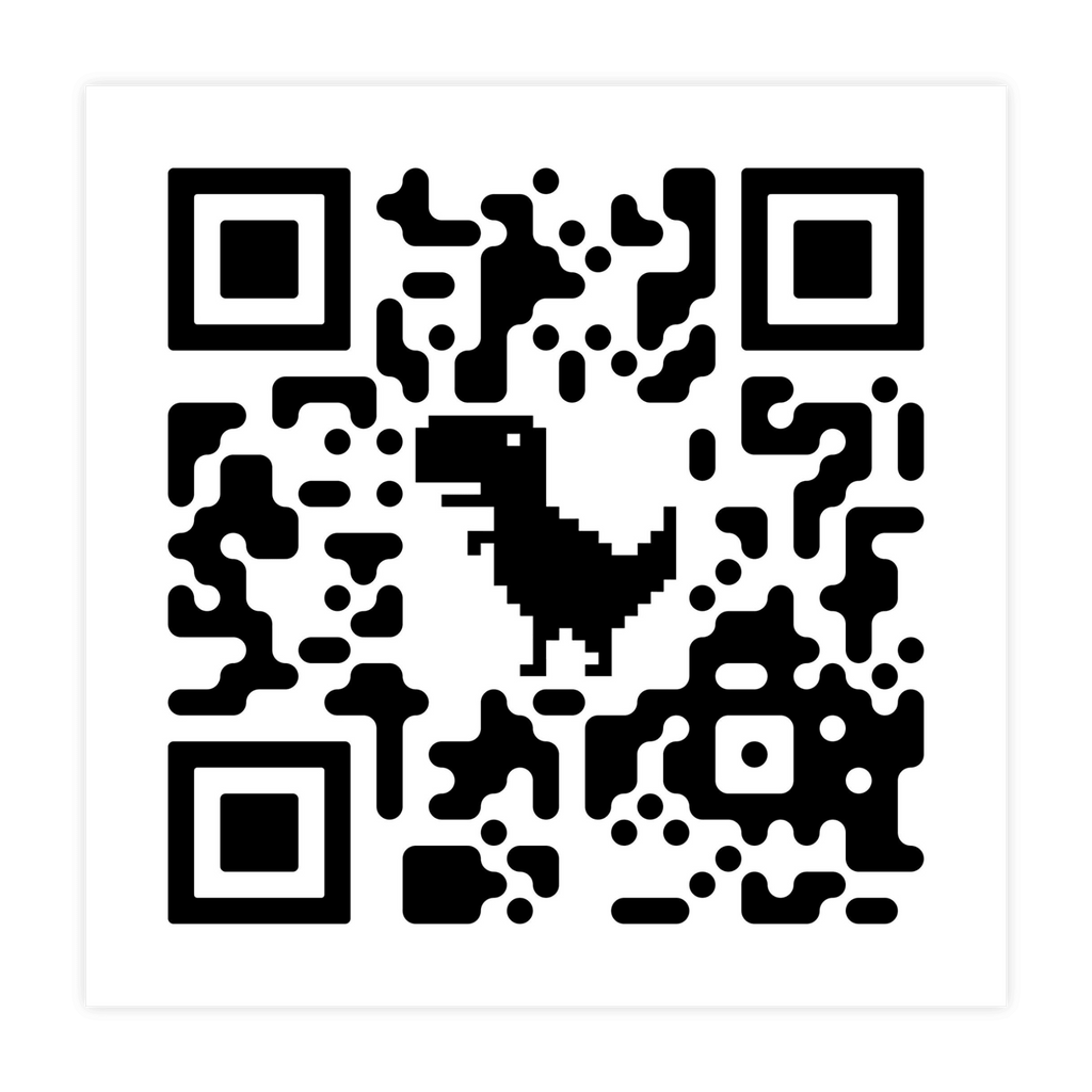 Rick Roll QR Code Sticker