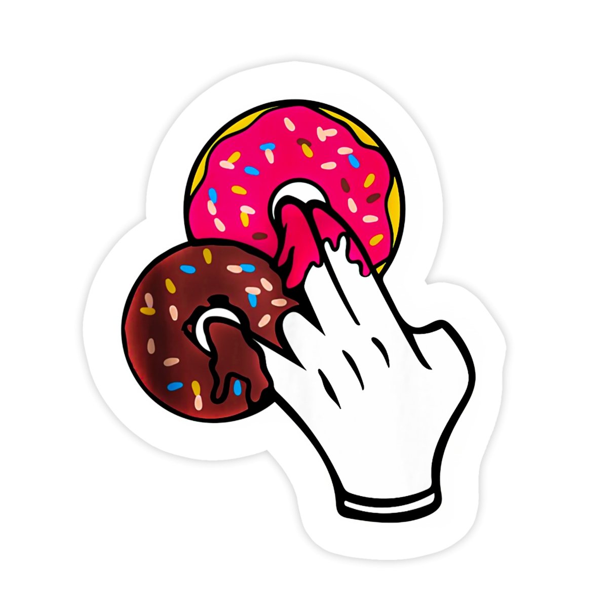 The Shocker Donut 2 In The Pink 1 In The Stink Meme Sticker - stickerbullThe Shocker Donut 2 In The Pink 1 In The Stink Meme StickerRetail StickerstickerbullstickerbullDonutShocker_#134The Shocker Donut 2 In The Pink 1 In The Stink Meme Sticker