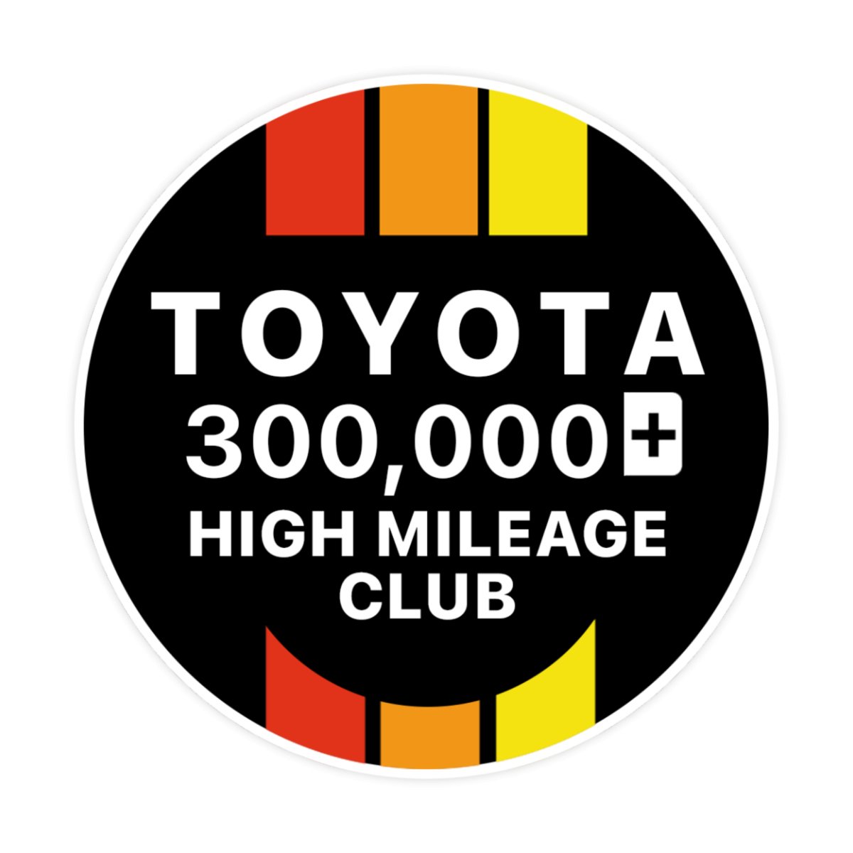 Toyota 500k High Mileage Celebration Decal Sticker - stickerbullToyota 500k High Mileage Celebration Decal StickerRetail StickerstickerbullstickerbullToyota300k [#114]300k StickerToyota 500k High Mileage Celebration Decal Sticker