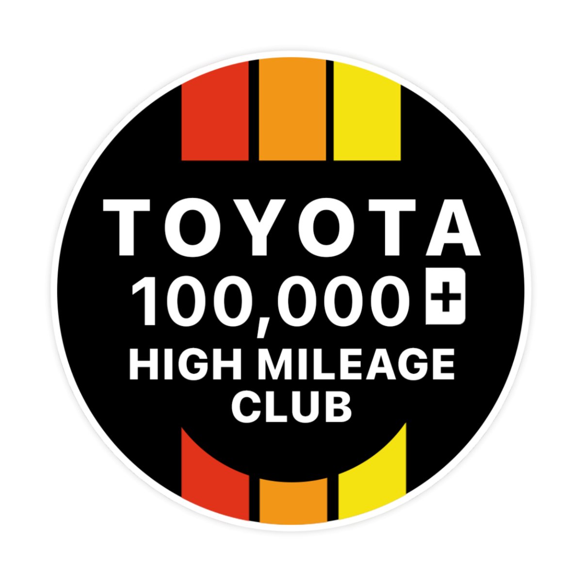 Toyota 500k High Mileage Celebration Decal Sticker - stickerbullToyota 500k High Mileage Celebration Decal StickerRetail StickerstickerbullstickerbullToyota100k [#112]100k StickerToyota 500k High Mileage Celebration Decal Sticker